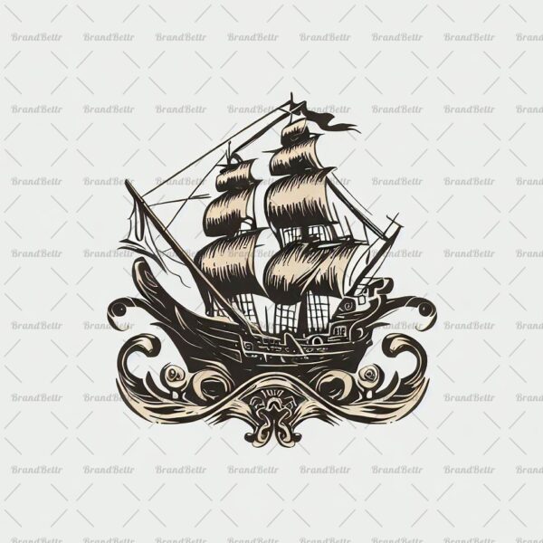 Antikes Piratenschiff